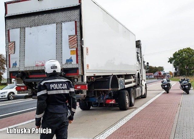 Ciężarówka nie była przystosowana do przewożenia innych pojazdów