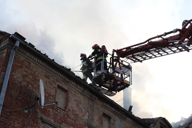 Pożar pałacu w Kolsku