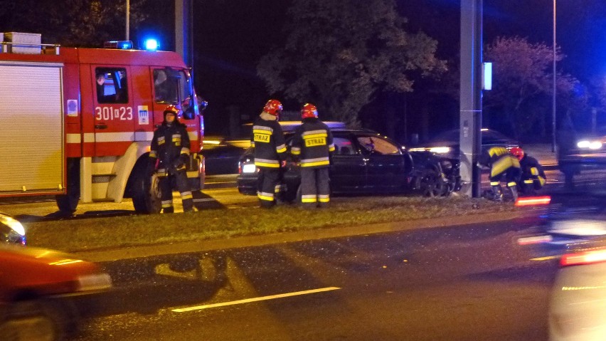 Wypadek w Krakowie na al. Powstania Warszawskiego