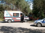 Śmiertelny wypadek na trasie Trzcińskie - Popiołki. Zginął 17-letni motocyklista (zdjęcia)