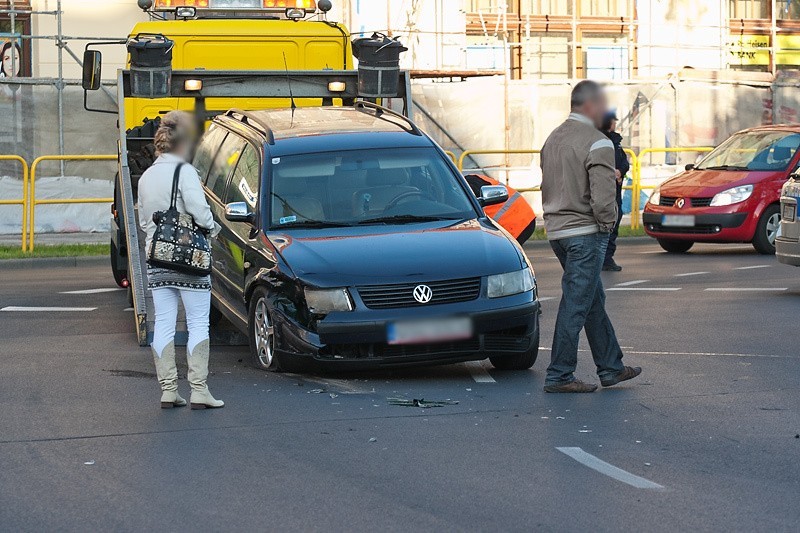 Kolizja w centrum Słupska