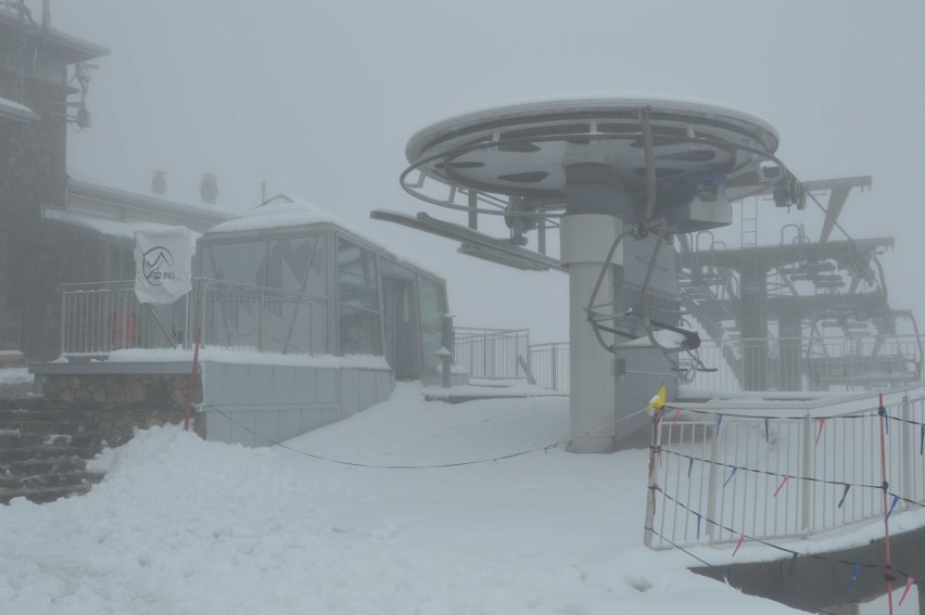 Tatry. Na Kasprowym Wierchu leży 20 centymetrów śniegu [ZDJĘCIA]