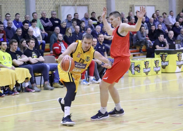 Michał Wielechowski był najskuteczniejszy w Żubrach w spotkaniu z UMCS Lublin.