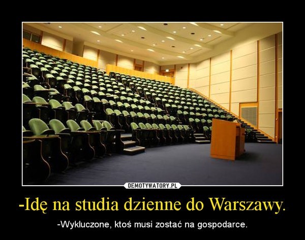 Demotywatory o studiach