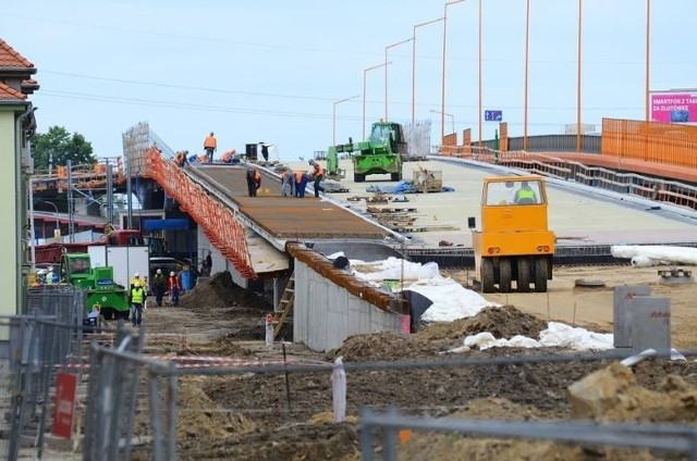 Przebudowa wiaduktu Kosynierów Górczyńskich ma zakończyć się we wrześniu Fot: Paweł Miecznik