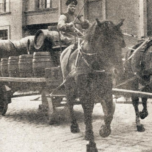 Słupskie piwo transportowano w beczułkach do innych miast Pomorza.
