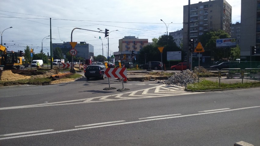 Utrudnienia drogowe w Sosnowcu
