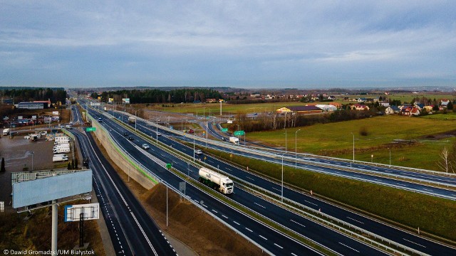 Węzeł Porosły już otwarty. 30.12.2020 wjazd do Białegostoku od strony Warszawy przejezdny