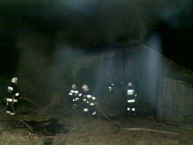Dwie godziny później również w Grzymałkowie strażacy gasili...