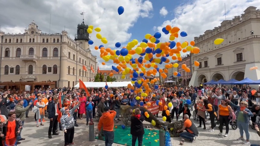 Marsz Godności Osób z Niepełnosprawnością Intelektualną w Jarosławiu 2023 [WIDEO, ZDJĘCIA]