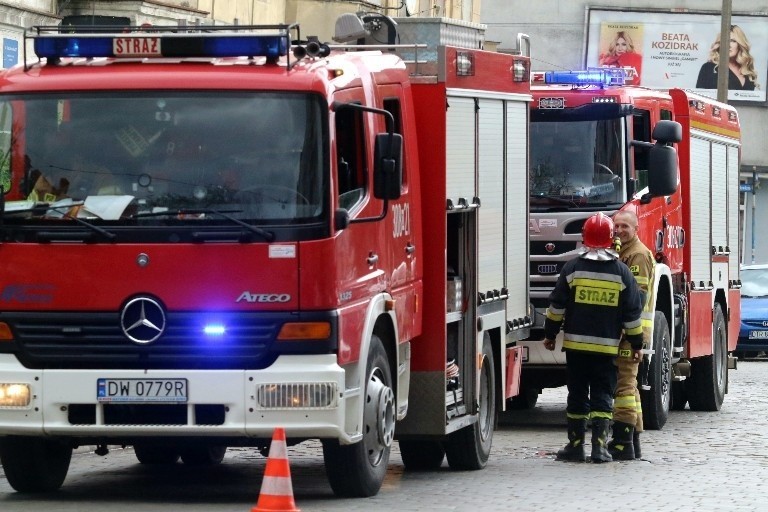 Pożar przy ul. Kleczkowskiej we Wrocławiu 27.05.2021