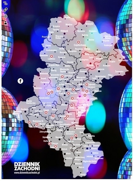 Klubowa Mapa Województwa Śląskiego - interaktywna mapa...