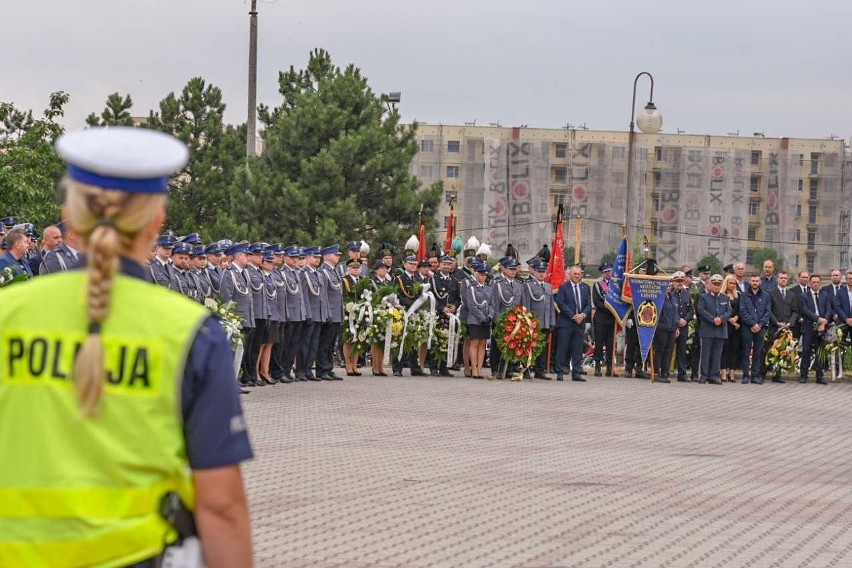 Pogrzeb komendanta Krzysztofa Skowrona odbył się w Knurowie