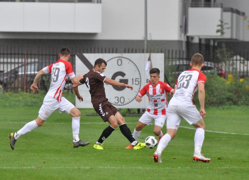 5.10.2019, Garbarnia - Resovia: Jurkowski drugi z lewej