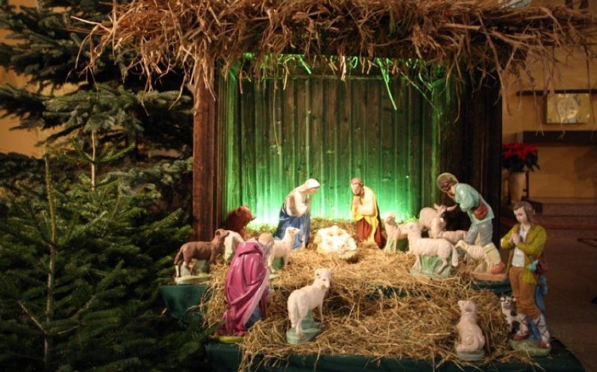 Szopka bożonarodzeniowa w Kościele Chrystusa Króla w Gdyni....