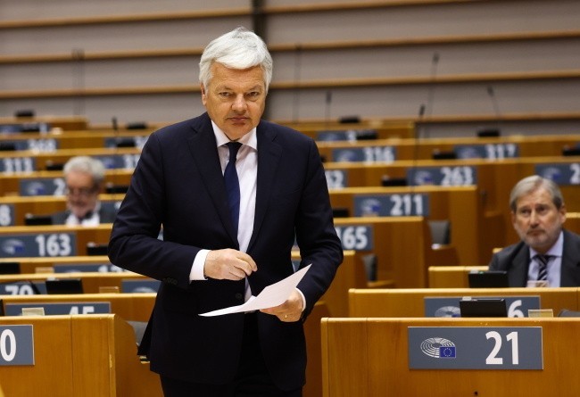 Europejski komisarz ds. sprawiedliwości Didier Reynders.