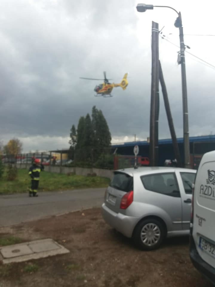 Wypadek w Rybniku na Mikołowskiej. Motocyklista zderzył się...