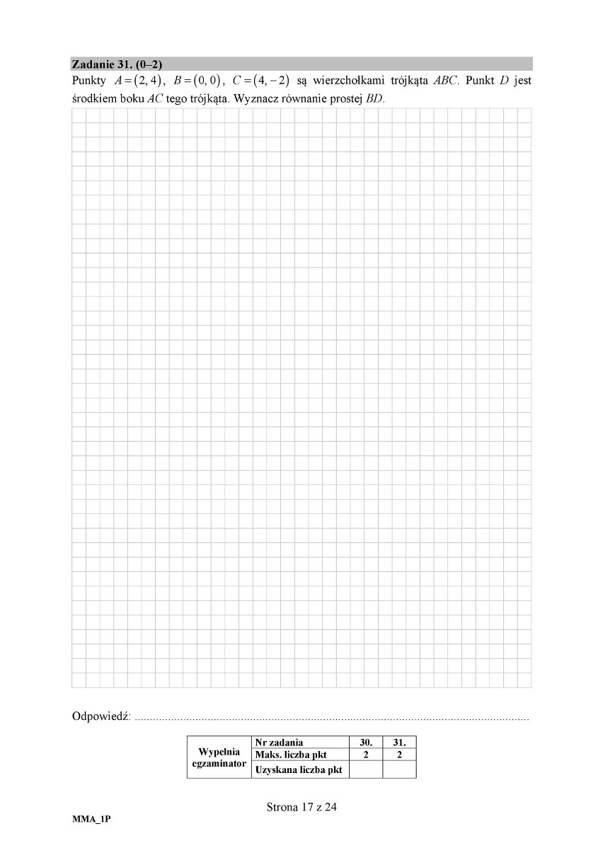 Matura POPRAWKOWA MATEMATYKA 2018: Ciągi i...