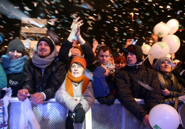 Sylwester w Katowicach. Tak powitaliśmy Nowy Rok 2014