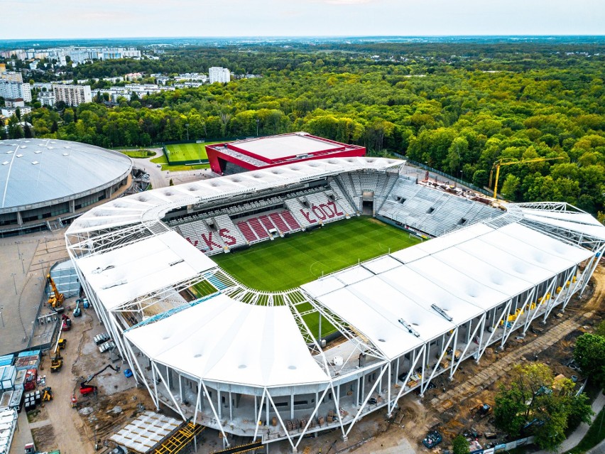 Stadion ŁKS im. Władysława Króla już prawie gotowy. Najnowsze zdjęcia