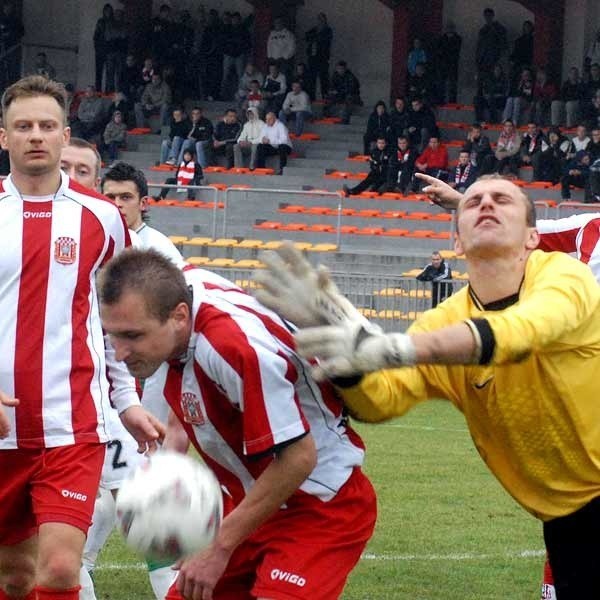 Ekipa z Boguchwały pokazała nie za wiele. Pietryka w opałach był ze dwa razy .