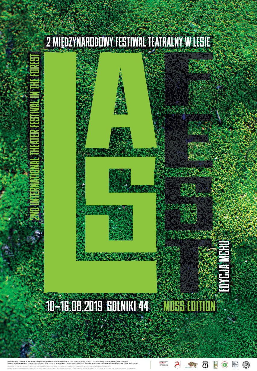 LasFest 2019. 2. Międzynarodowy Festiwal Teatralny w Lesie. Edycja Mchu. Zobacz program