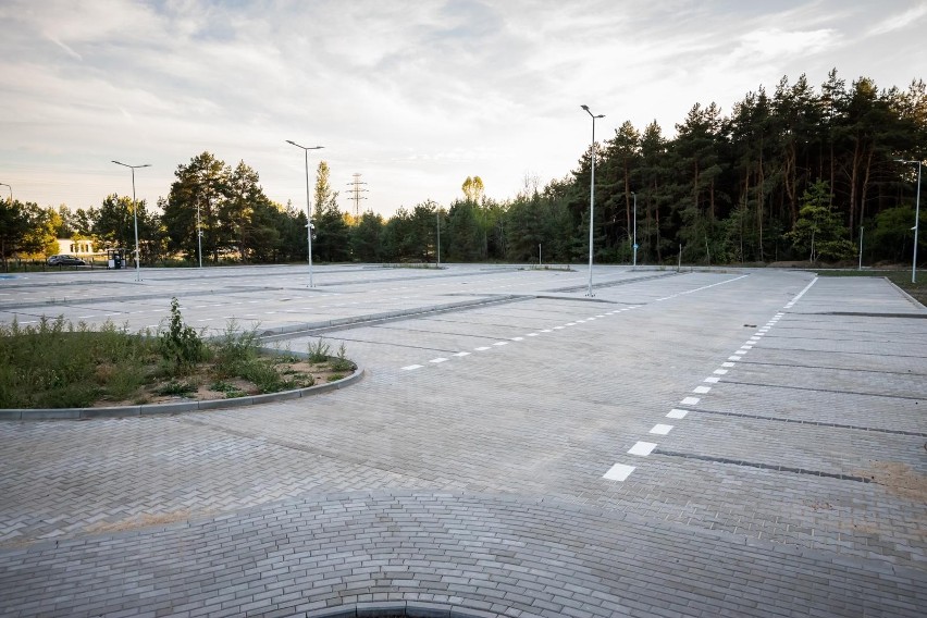 Tak prezentuje się parking na Przylesiu, przy ul. Korfantego...