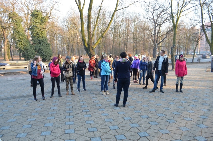 Głogów zatańczył przeciwko przemocy wobec kobiet