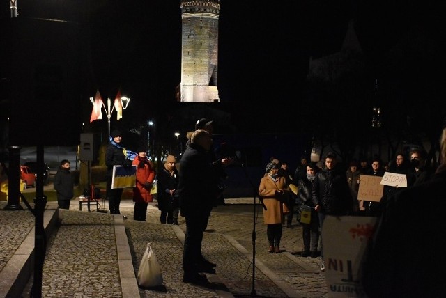 Tuż po wybuchu wojny odbył się protest na Rynku. Rok później organizowany jest wiec poparcia dla Ukrainy.