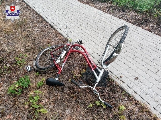 Tragedia w powiecie łukowskim. Nie żyje 76-letnia rowerzystka