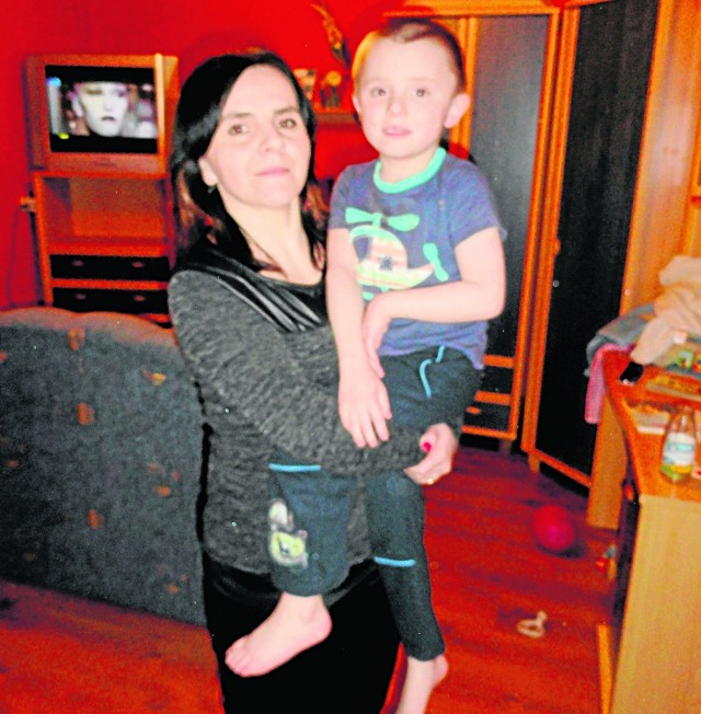 Anna Bała ze swoim synkiem Marcelem, chorym na autyzm