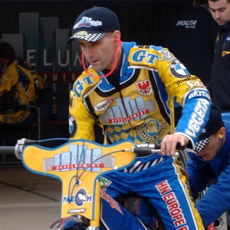 Na zdjęciu lider Stali Tomasz Gollob