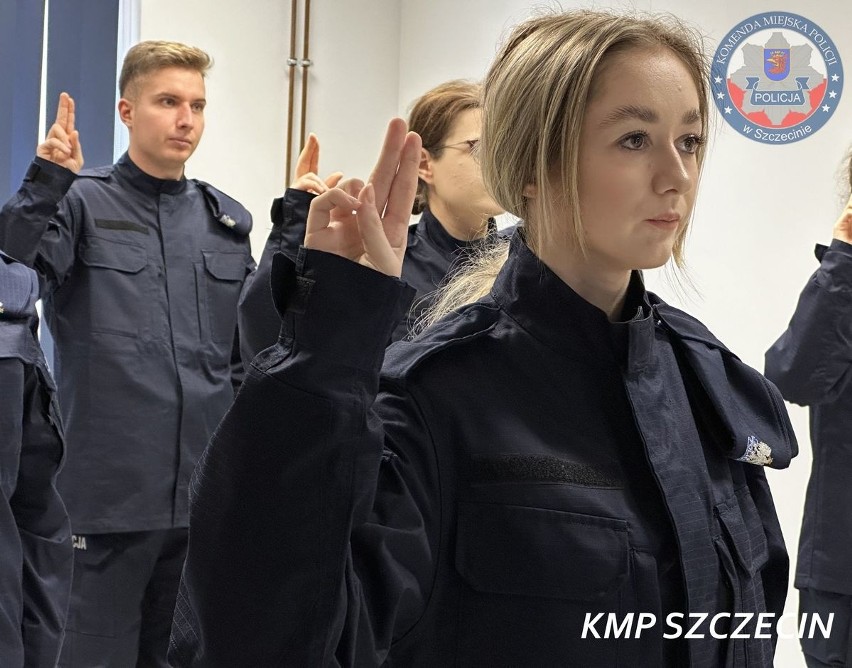 Nowi policjanci w Szczecinie złożyli ślubowanie