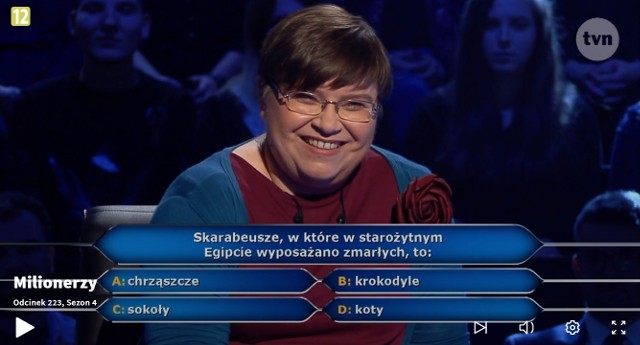 Judyta Perczak wciąż gra o milion złotych. Na razie stacja TVN wyemitowała jeden odcinek z jej udziałem - wtedy wygrała 75 tysięcy złotych