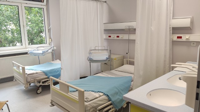 W odremontowanym odcinku szpitala znajduje się 31 łóżek dla pacjentek, w tym 6 pooperacyjnych. 