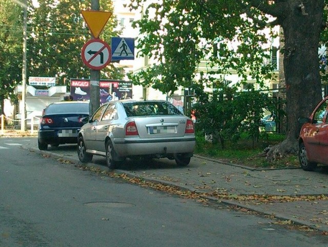 Autodranie przy ul. Szkolnej w Gorzowie