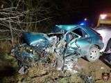 Śmiertelny wypadek w Jabłowie 25.11.2021 r. Nie żyje kierowca samochodu osobowego