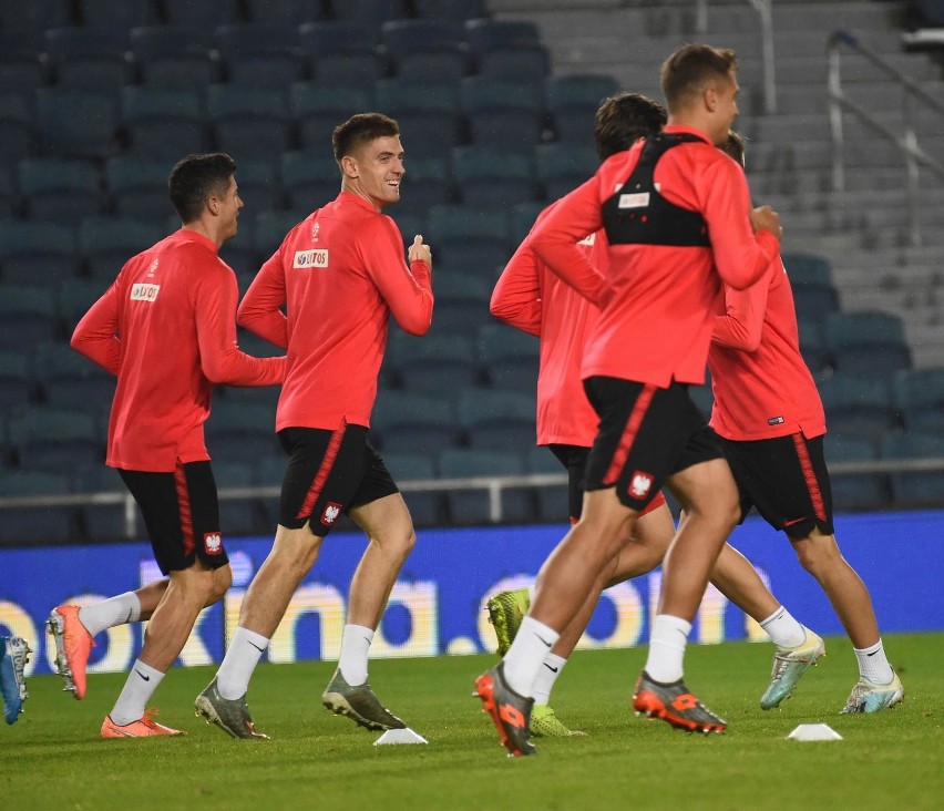 Trening reprezentacji Polski na stadionie w Jerozolimie