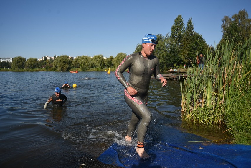 Etixx Silesiaman Triathlon. Zawodnicy startują na w tzw....