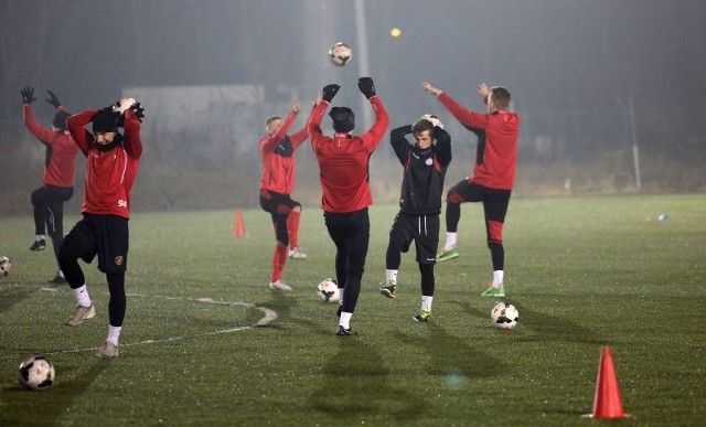 Widzewiacy pilnie trenują