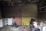 Pożar pustostanu na Augustów. 3 osoby poszkodowane [ZDJĘCIA]