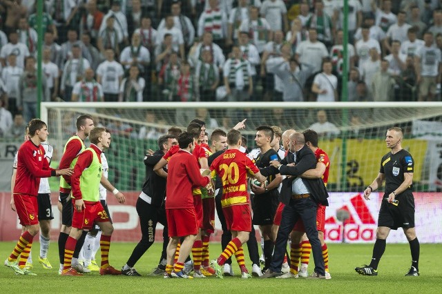 Awantura po meczu Legia - Jagiellonia