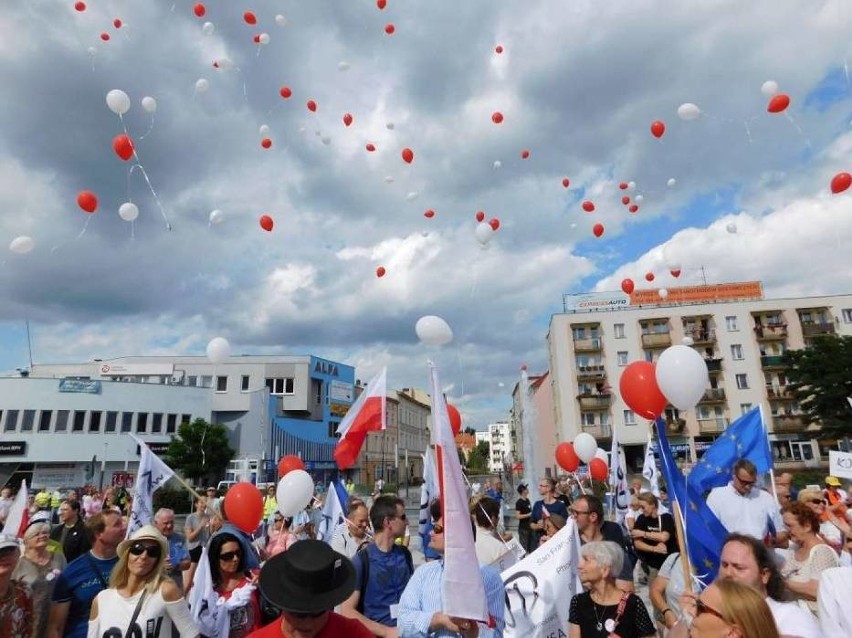 KOD manifestował w Pile