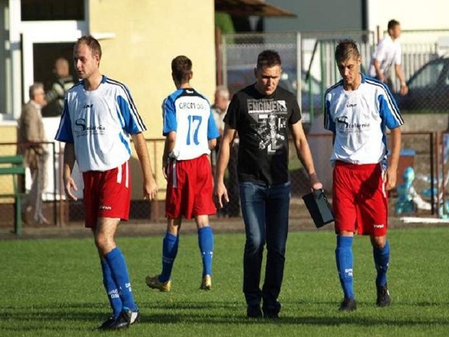 i jego piłkarze w drugiej połowie sparingu wręcz zmiażdżyli rywali ze Złotnik Kujawskich.