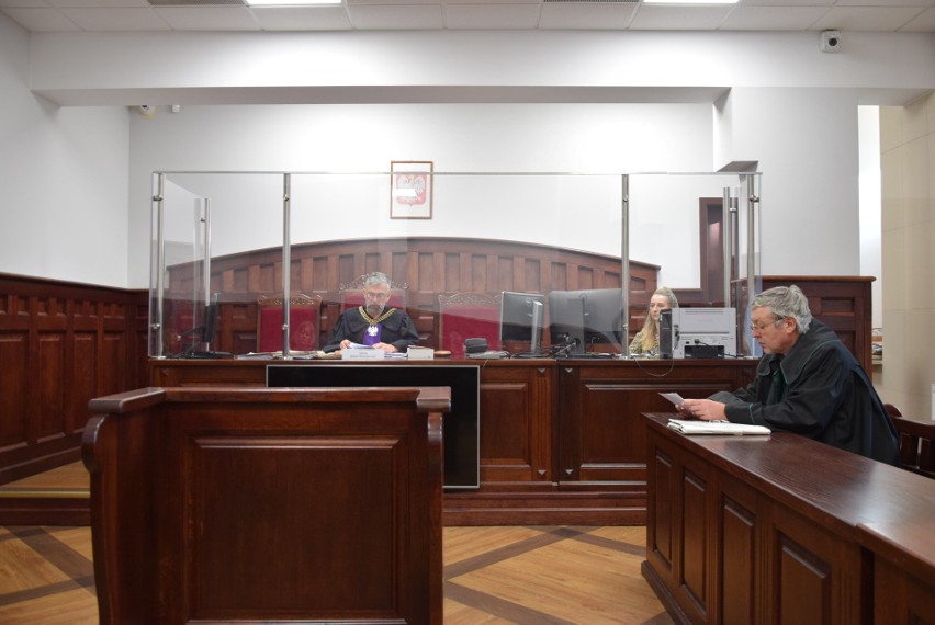 Ogłoszenie wyroku w Sądzie Okręgowym w Słupsku. Oskarżony...