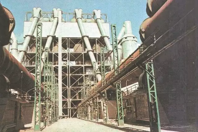 Cementownia Górażdże na przełomie lat 70. i 80. Od początku zakład miał być najnowocześniejszy w Europie.