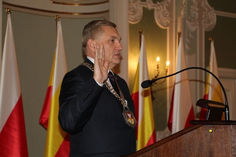 Prezydent Tadeusz Truskolaski złożył ślubowanie (zdjęcia, wideo)