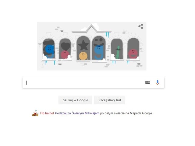 Google życzy nam Wesołych Świąt. Tak wygląda Google Doodle na święta.