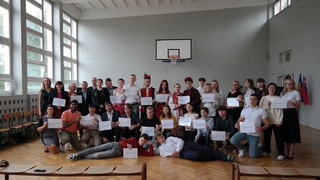 Młodzież i nauczyciele ze Słowacji gościli w Gorzycach. Atrakcji nie brakowało