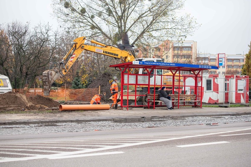 Rozpoczęły się prace przy przebudowie Alei Tysiąclecia